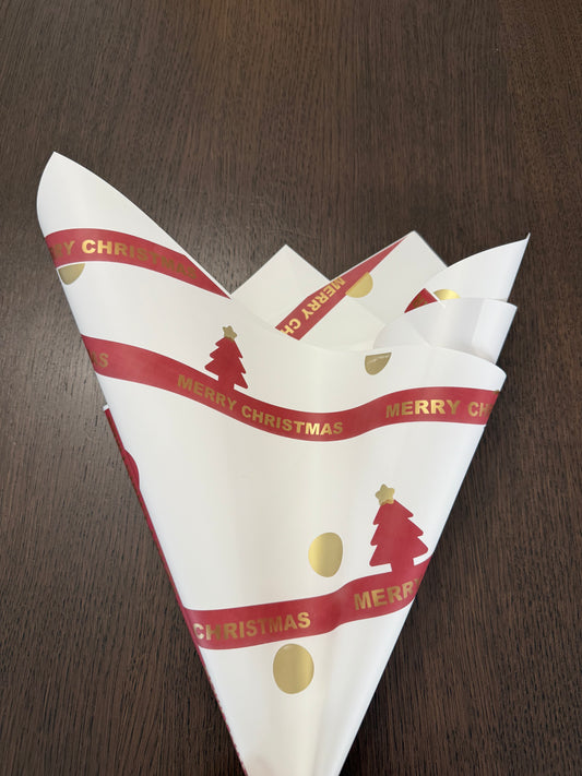 White/Red Christmas rapping Paper