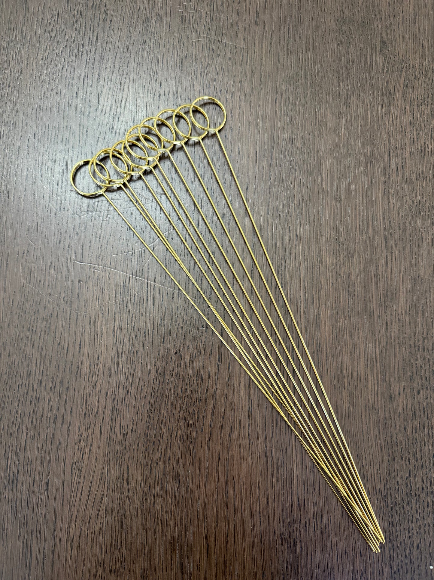 13" Metal Round Card Holder