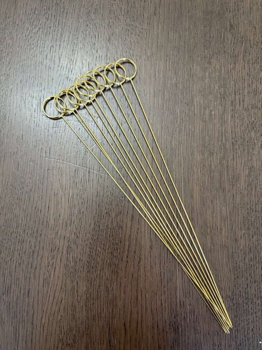 13" Metal Round Card Holder