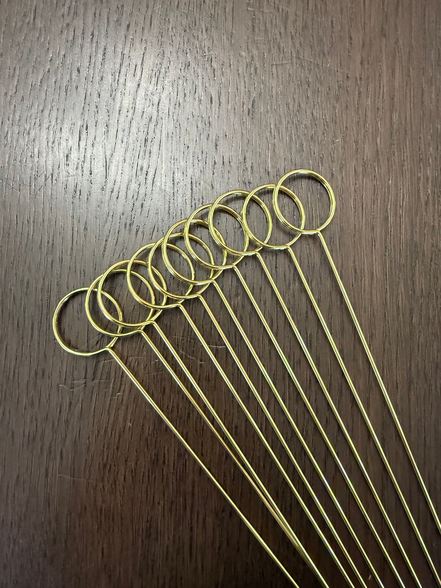 13" Metal Round Card Holder