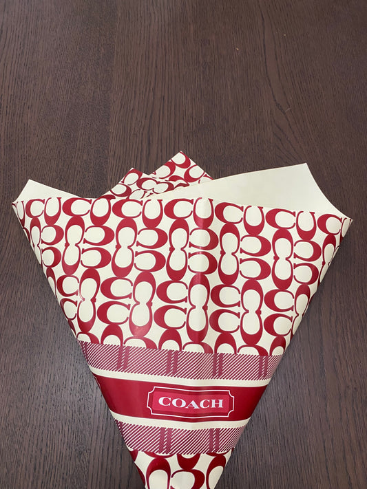 Cream/ W Red CH Wrapping paper