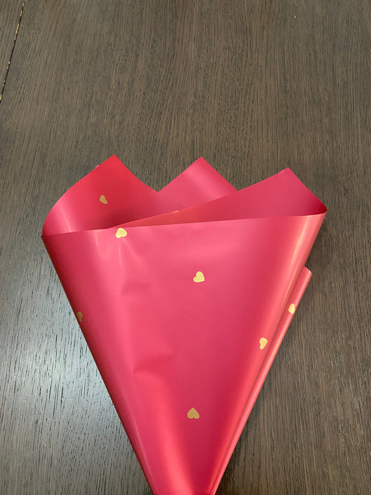 Mini Heart Printed Wrapping Paper