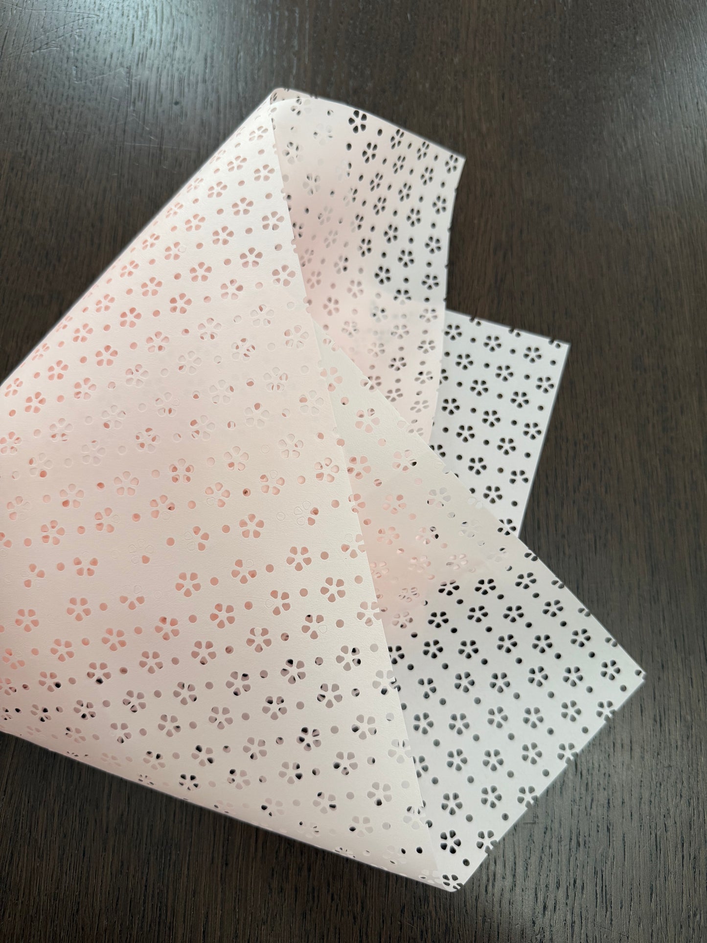 P.YSXL Pink Picado Wrapping Paper (10 Sheet )