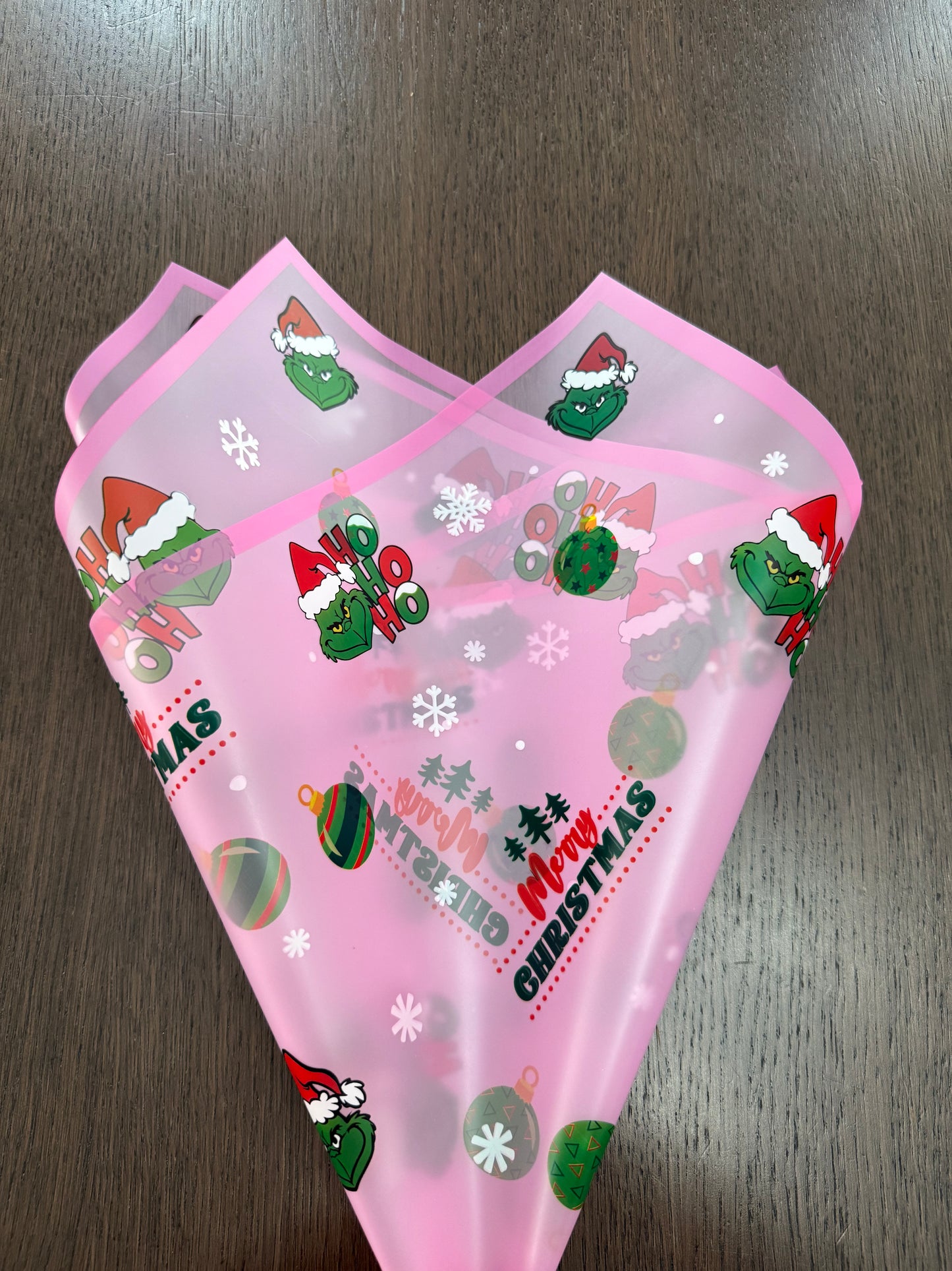 Pink Grinch Wrapping Paper