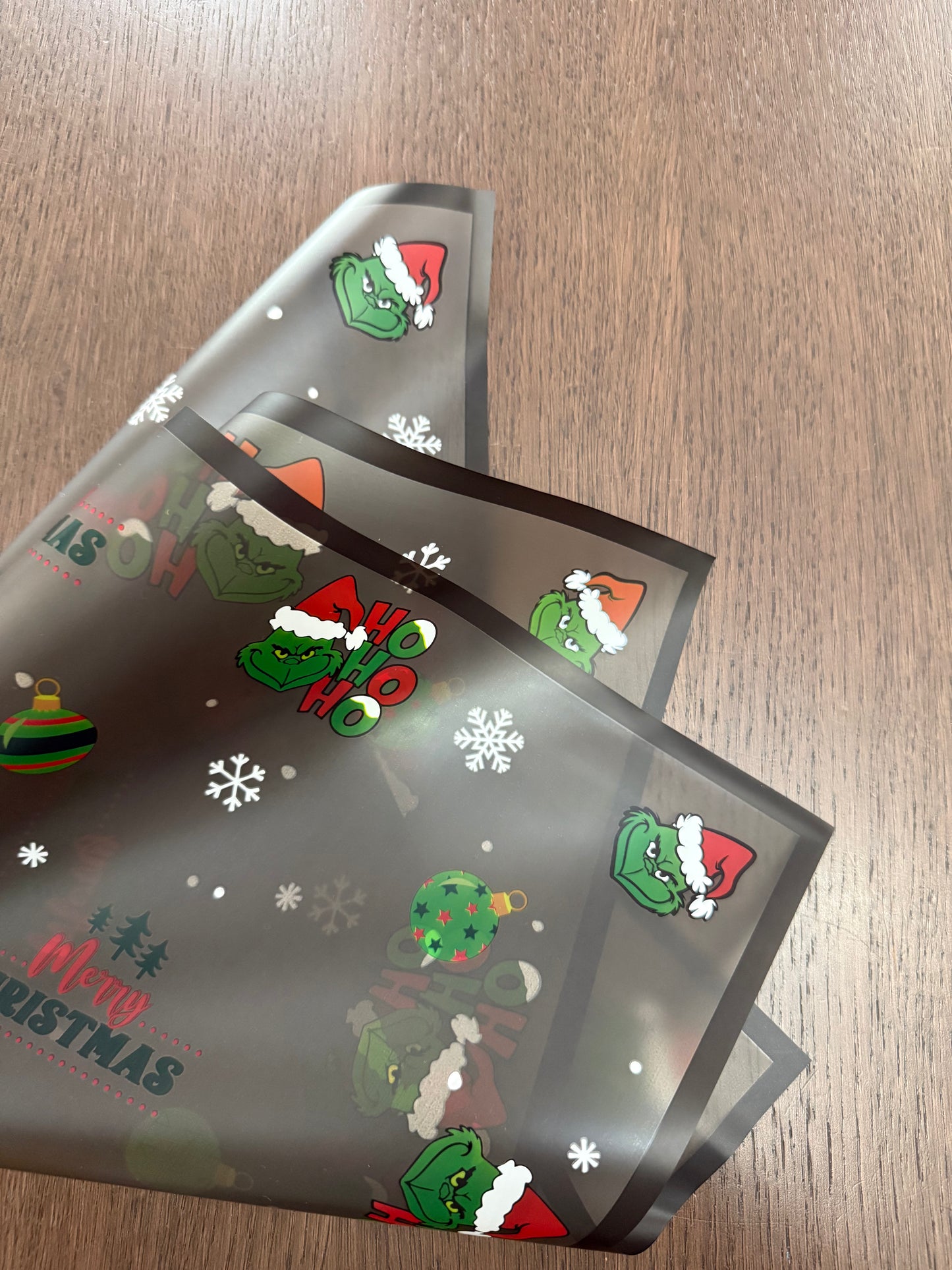 Black Grinch Wrapping Paper