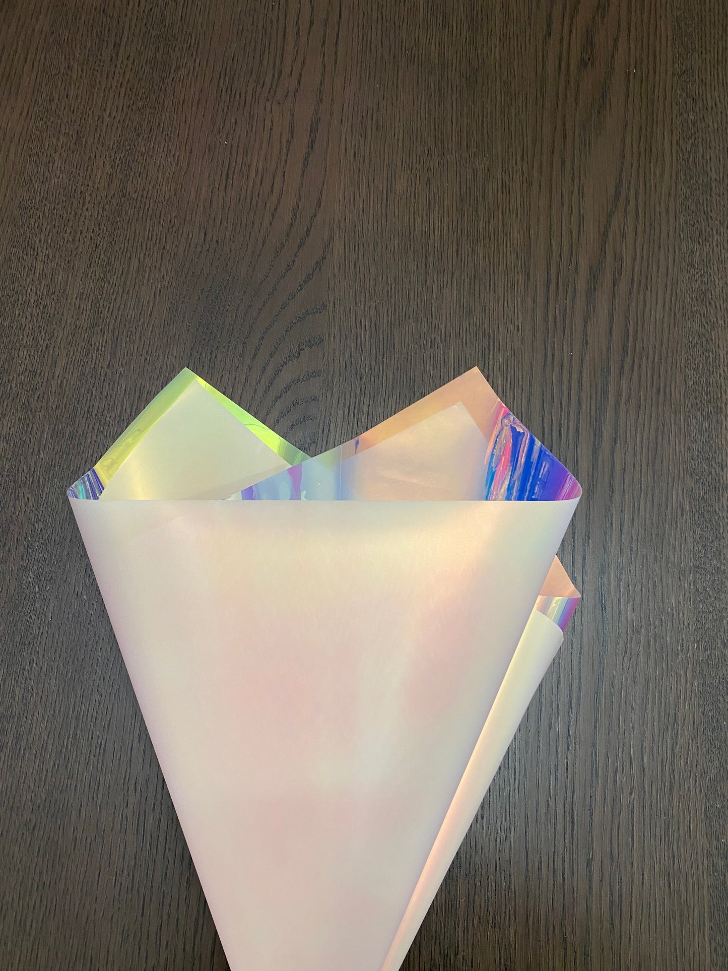 Double Sided Iridescent /Pink Wrapping Paper