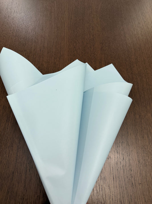 P.XXY-004 Light Blue Solid Wrapping Paper