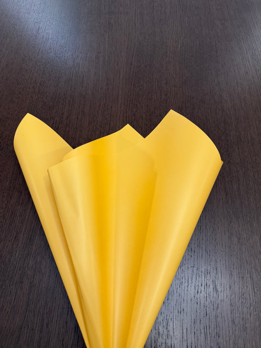 P.XXY-004 Yellow Solid Wrapping Paper