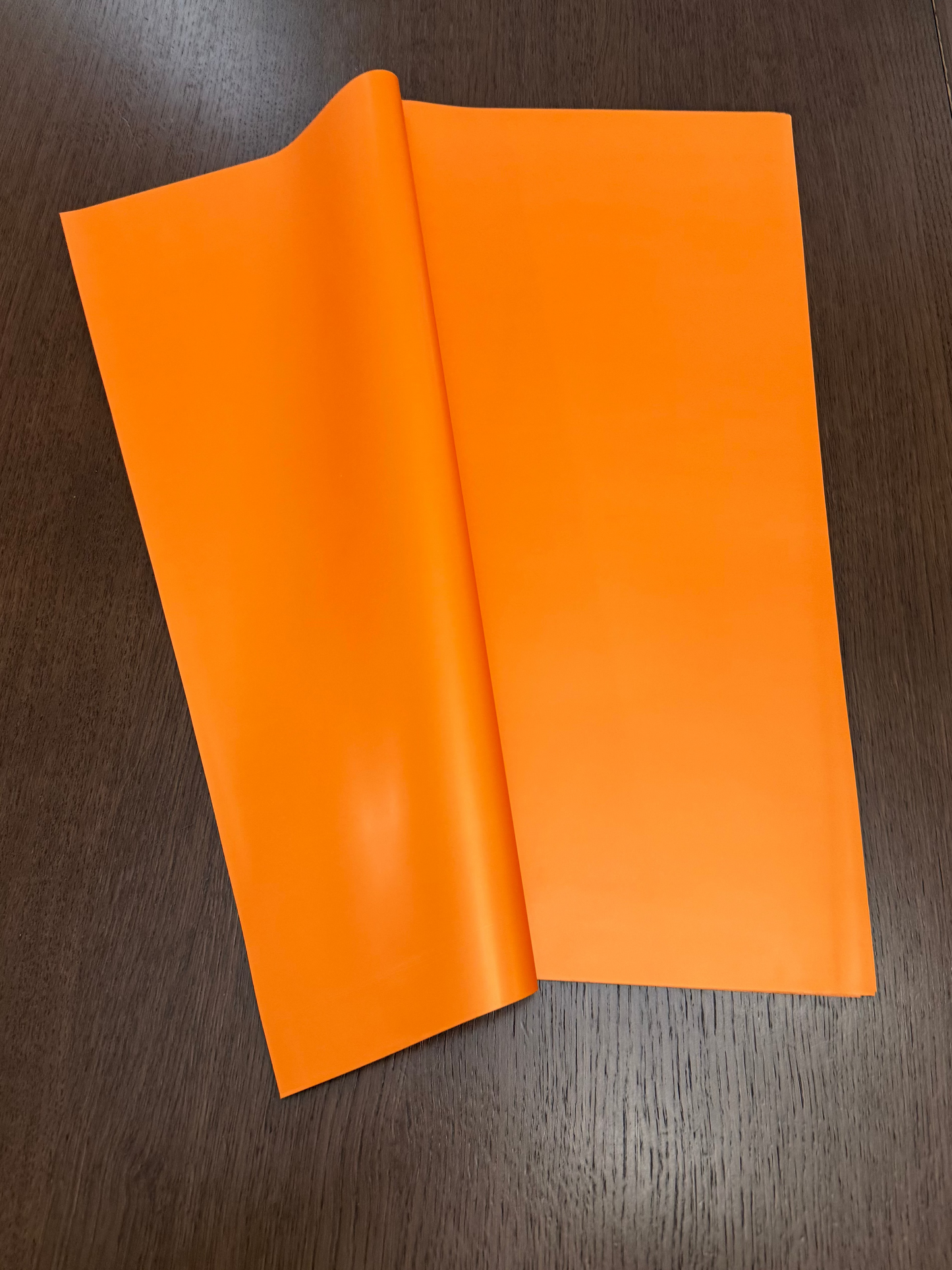 P.XXY-004 Autumn Orange Solid Wrapping Paper