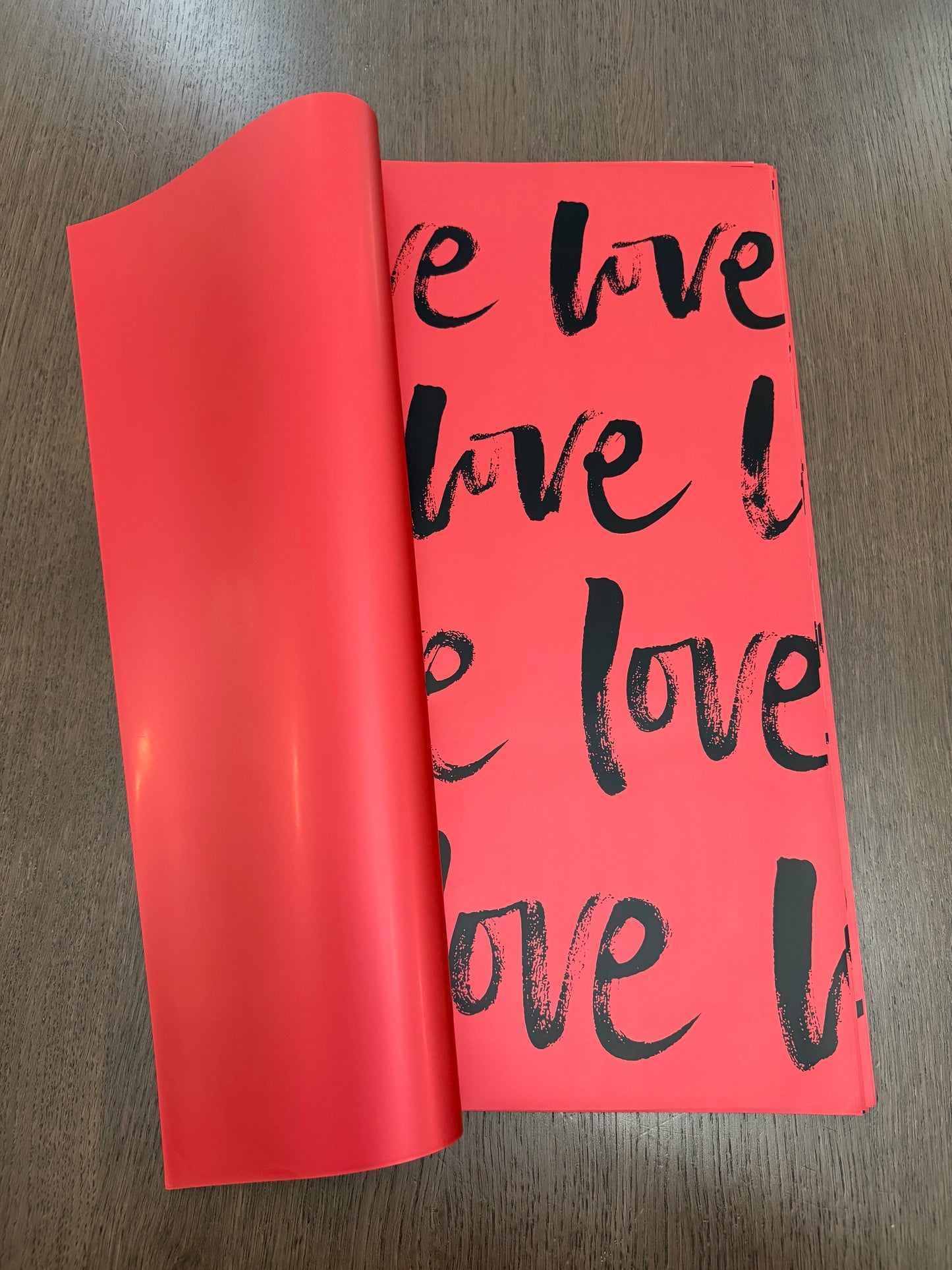 P.YYZLOVE Red/Black LOVE Wrapping Paper