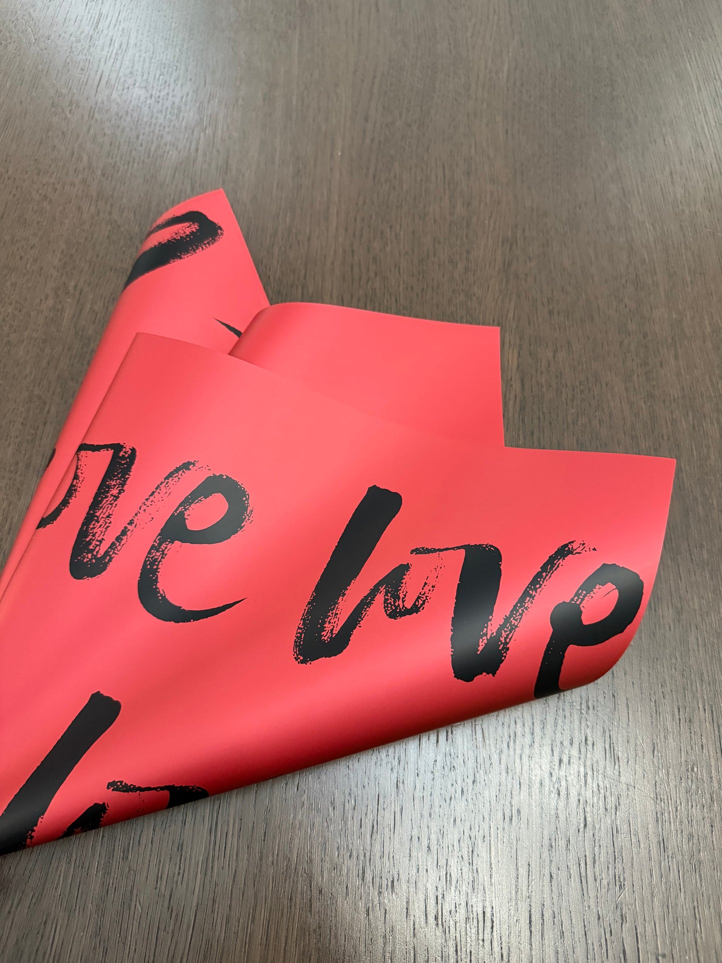 P.YYZLOVE Red/Black LOVE Wrapping Paper
