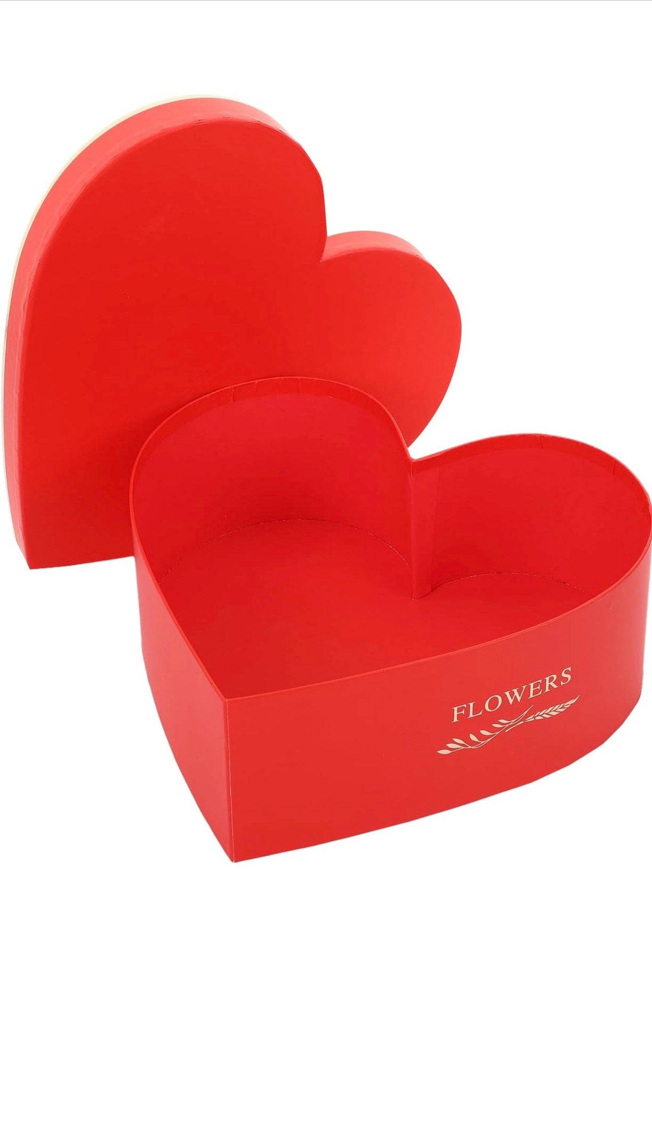 3 PC Set Black "Flowers" Heart Box