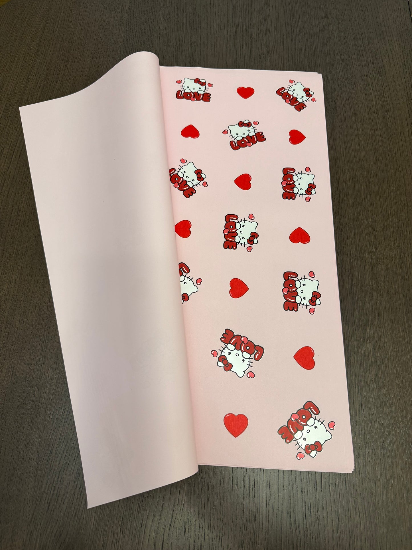 Pink -LOVE- HK Wrapping Paper