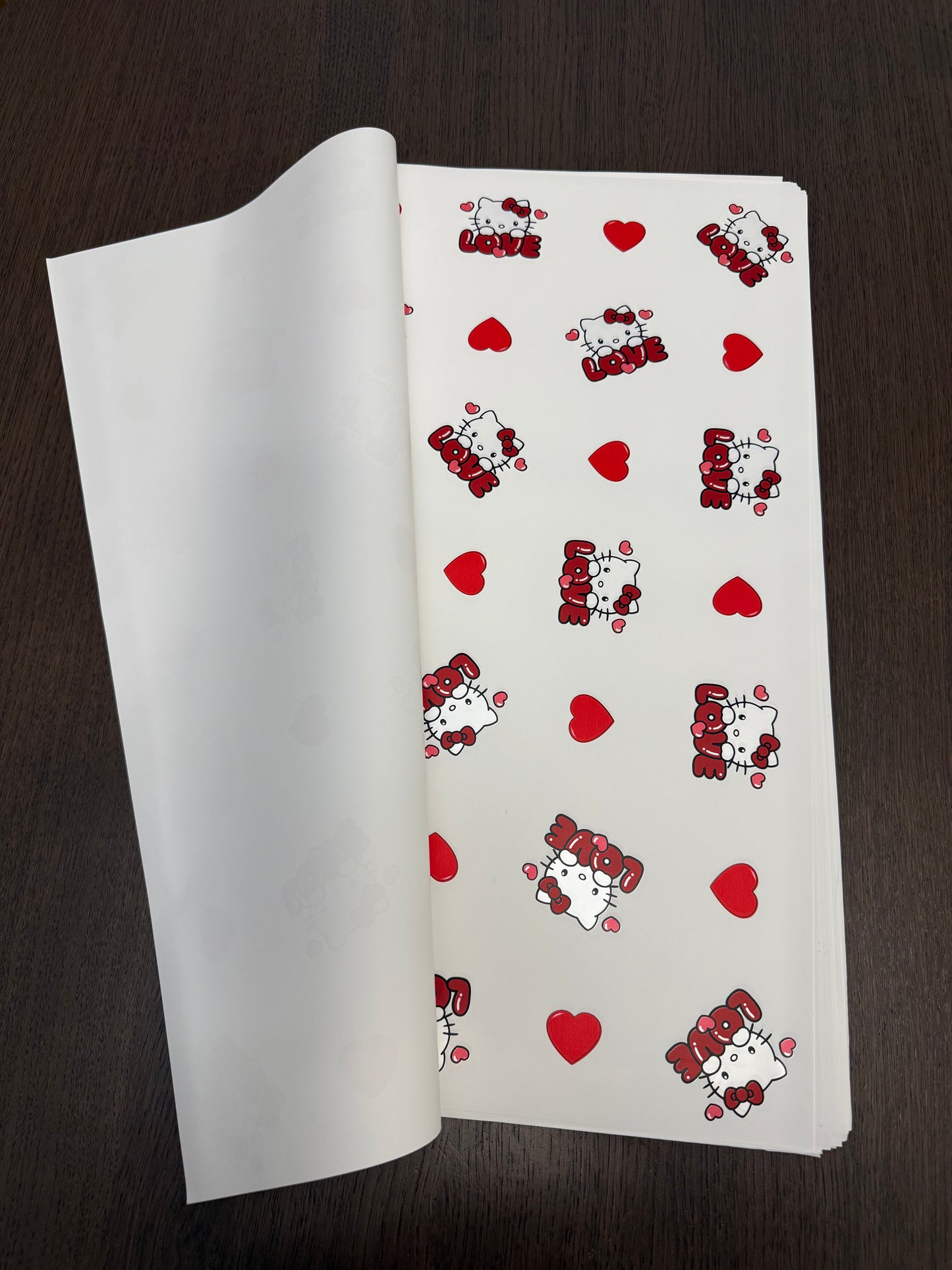 White -LOVE-HK Wrapping Paper
