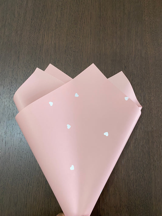 Mini Heart Printed Wrapping Paper