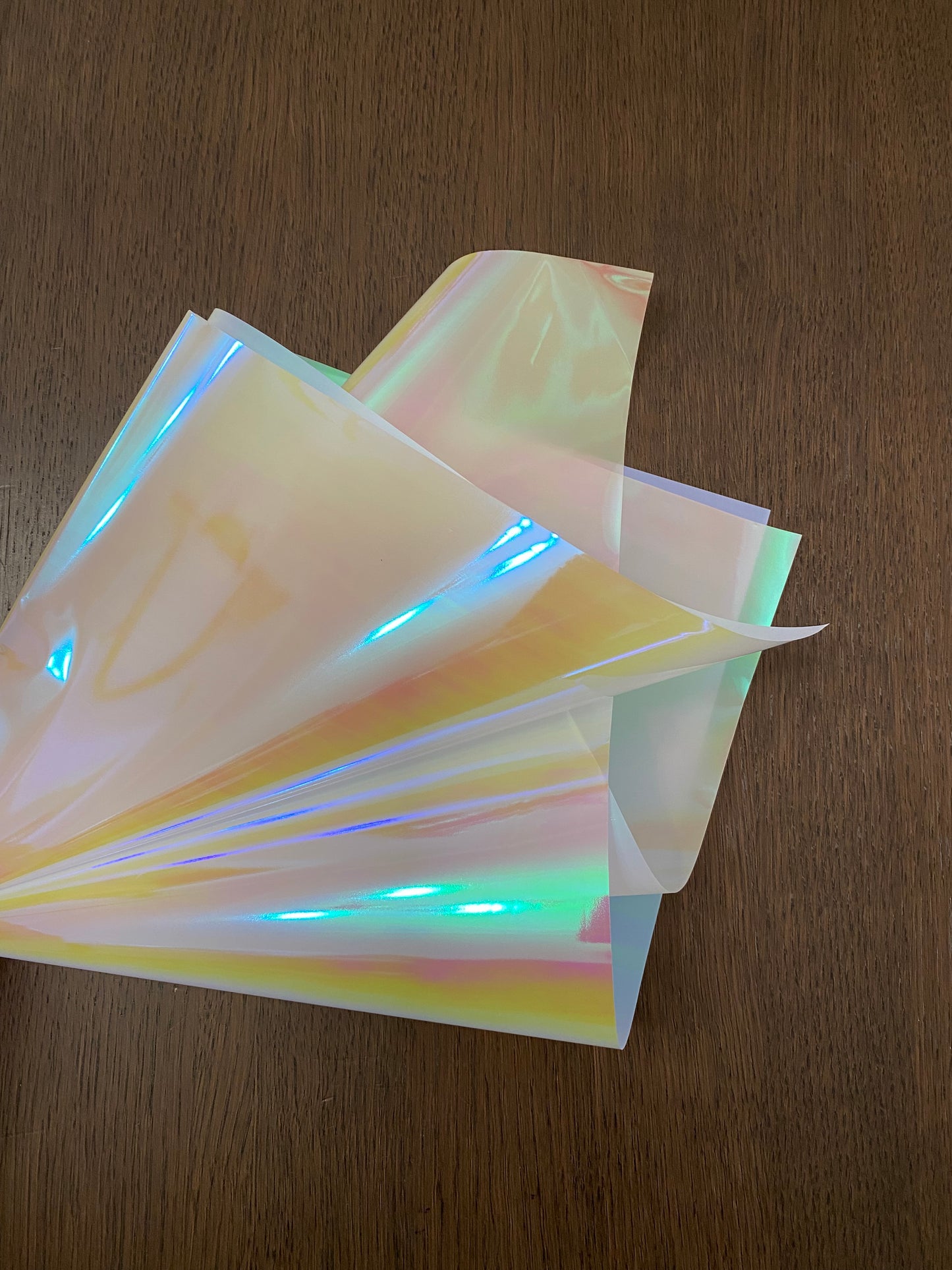 White Iridescent Wrapping Paper