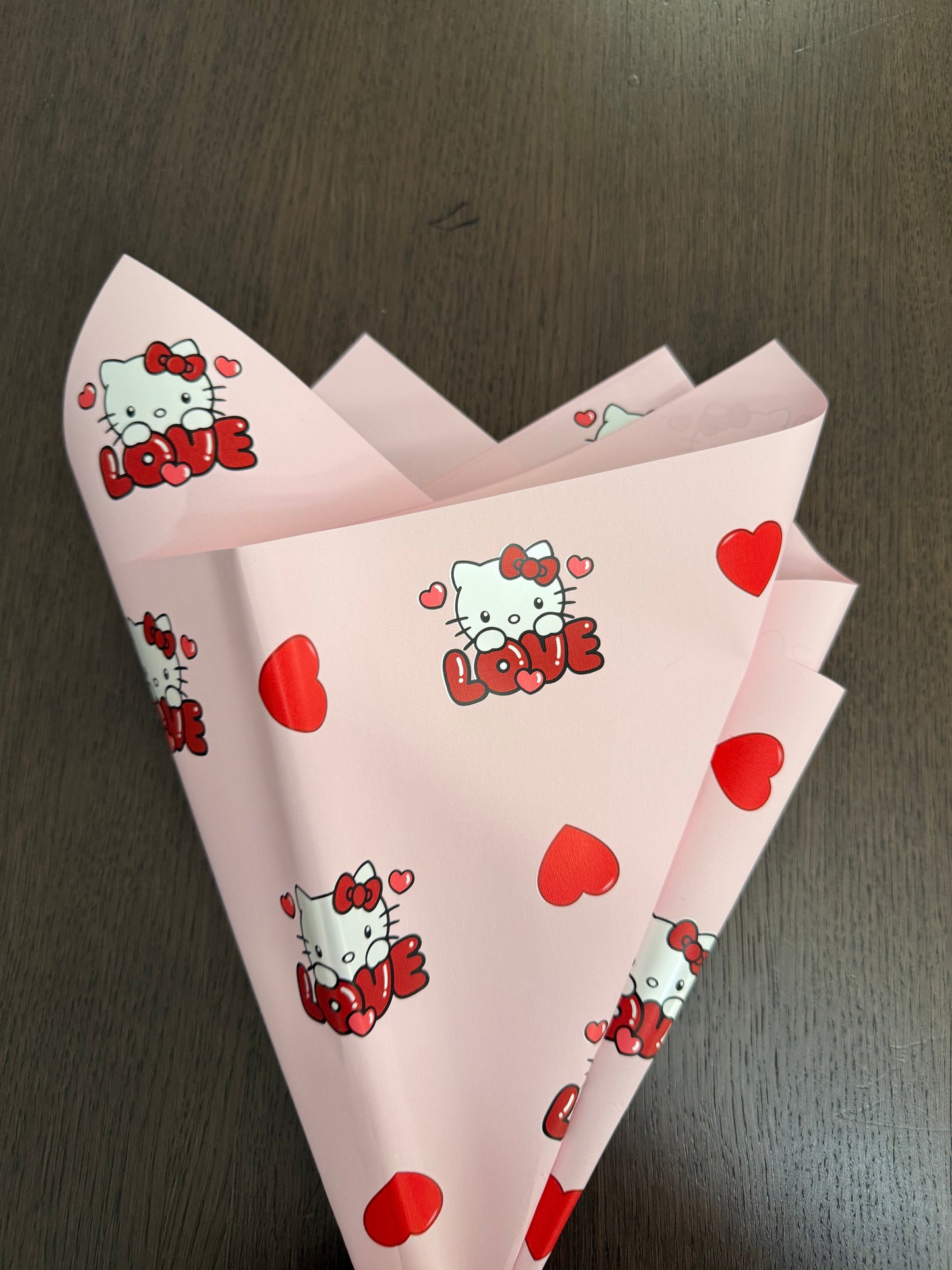 Pink -LOVE- HK Wrapping Paper