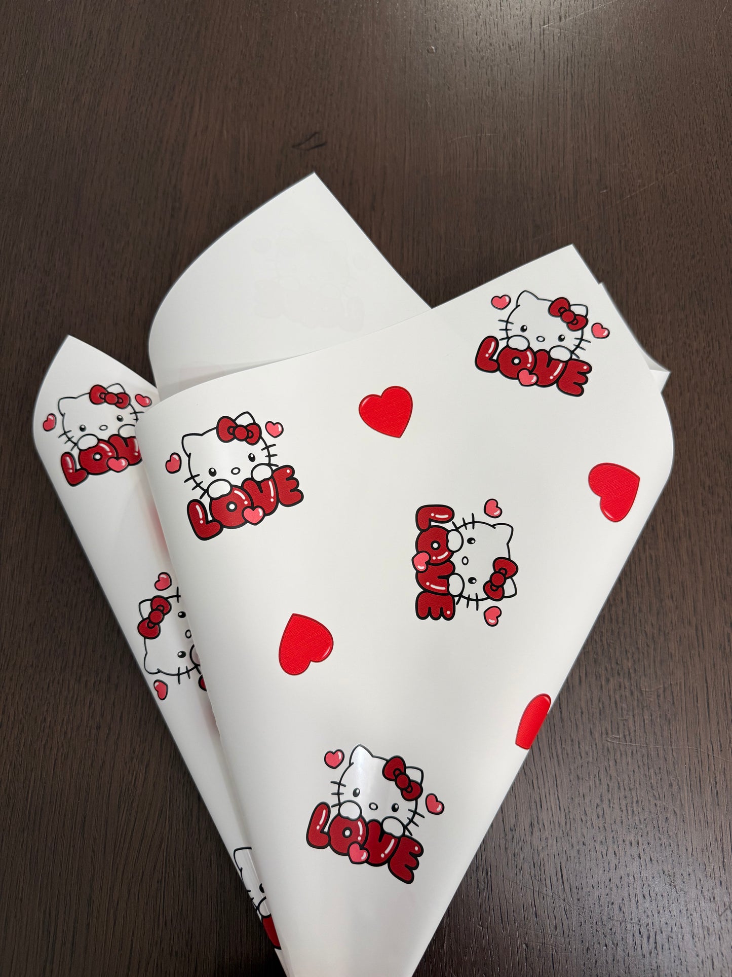 White -LOVE-HK Wrapping Paper
