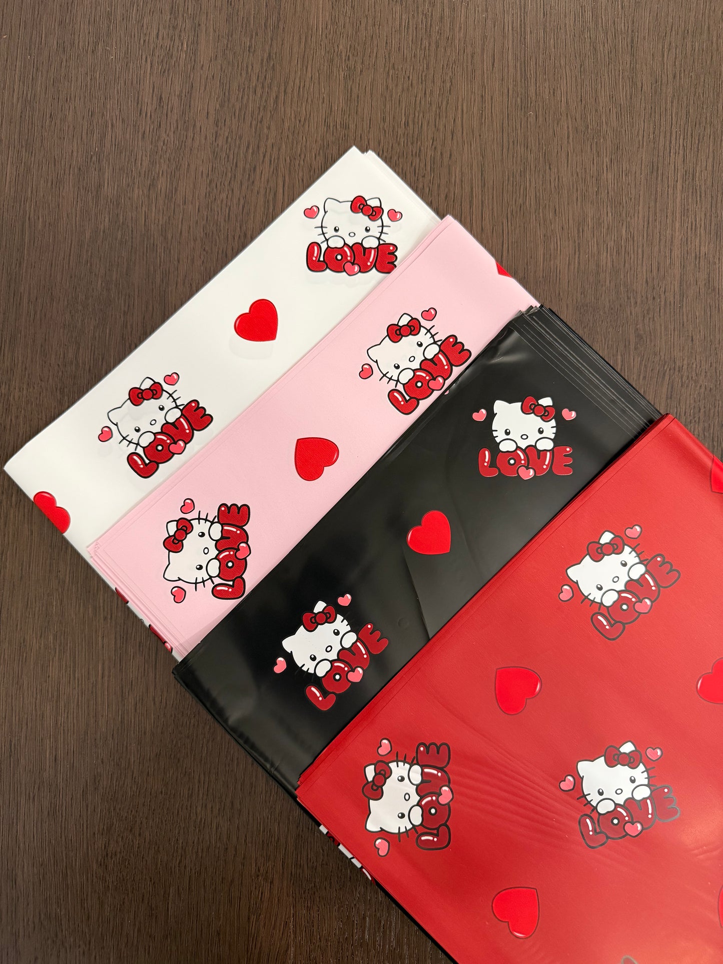 White -LOVE-HK Wrapping Paper