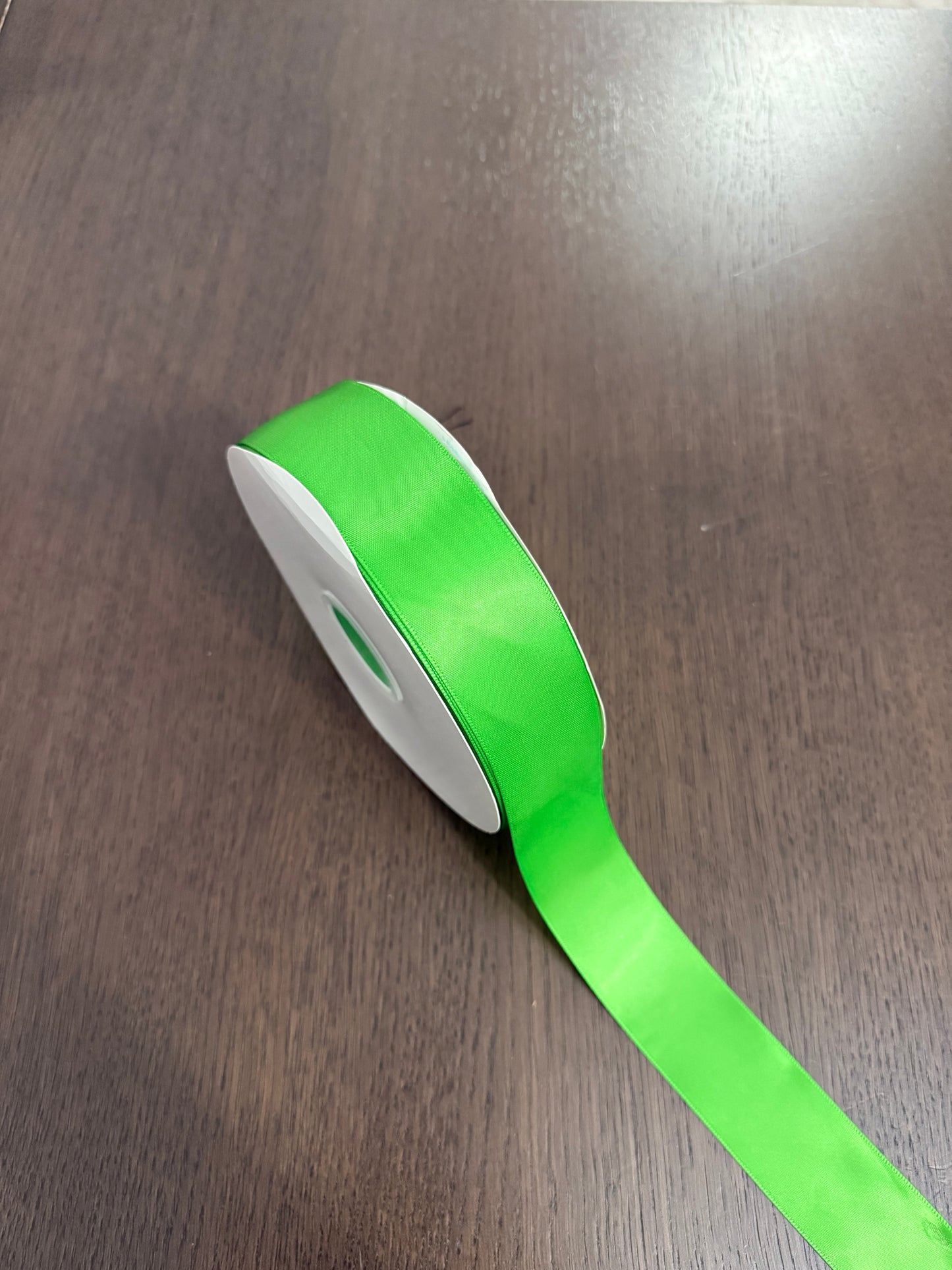 100 Yards Lime Green Satin Ribbon