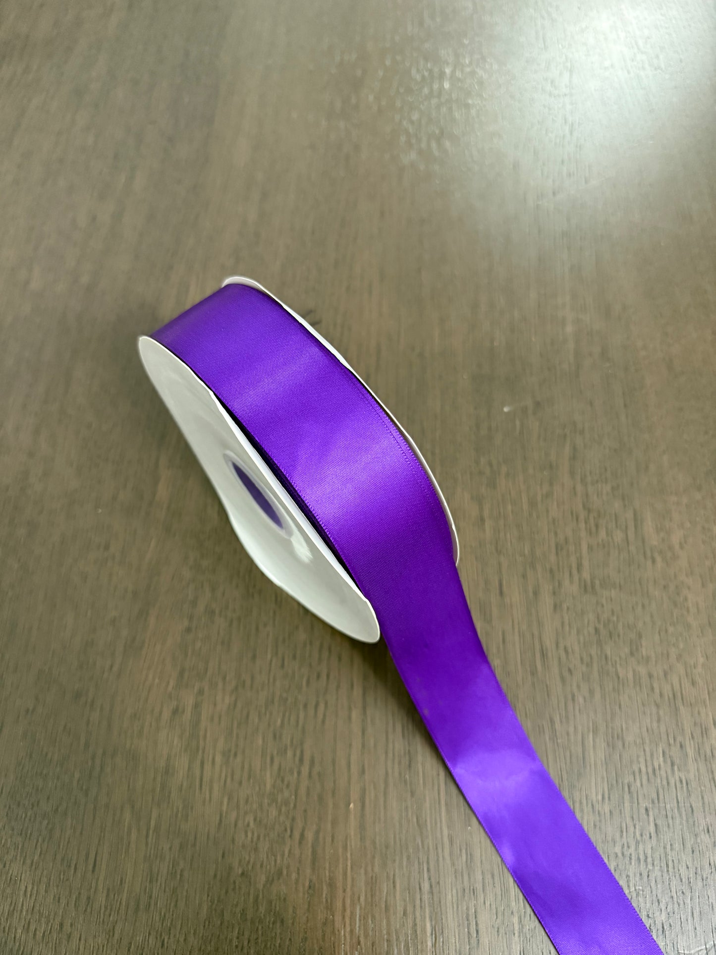 100 Yards Purple Satin Ribbon