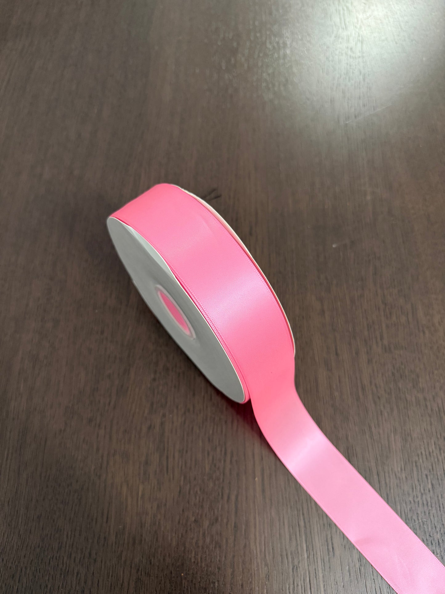 100 Yards Pink Satin Ribbon