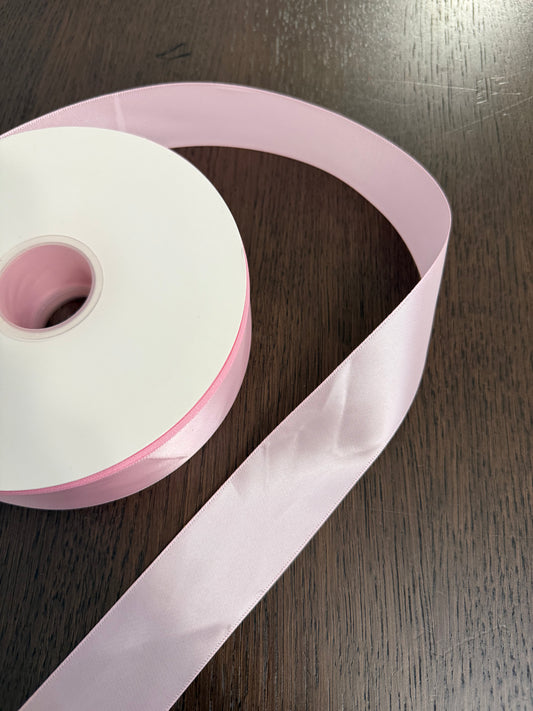 100 Yards Light Pink Satin Ribbon