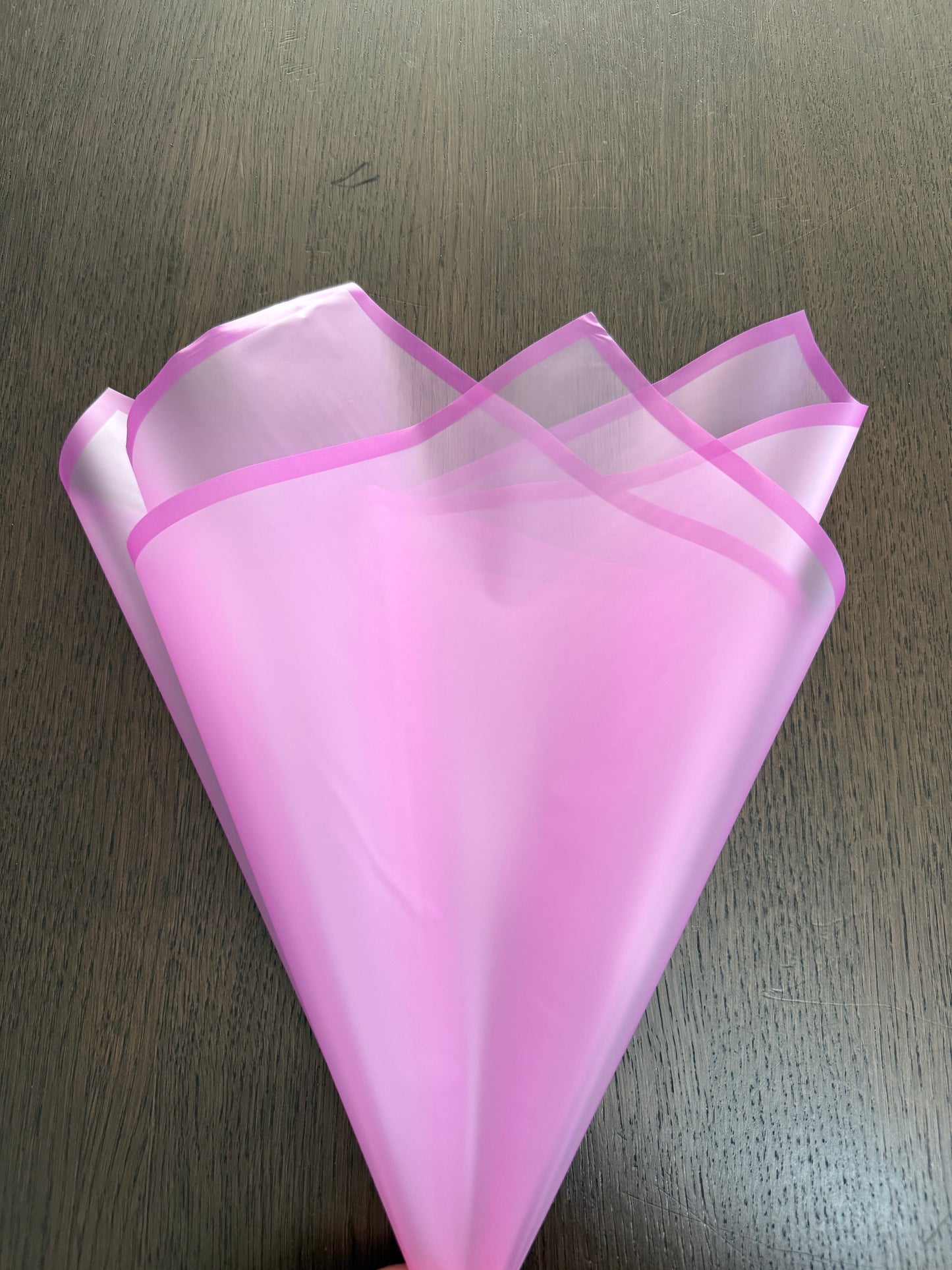 Sheer D Purple/ Purple Border Wrapping Paper