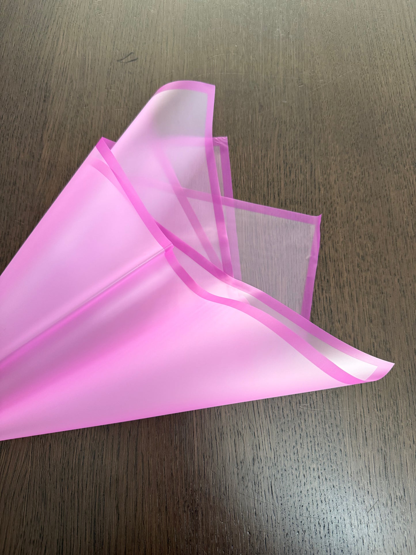 Sheer D Purple/ Purple Border Wrapping Paper