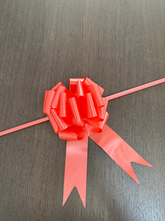 12pc Pack 5" Red Pull Bow