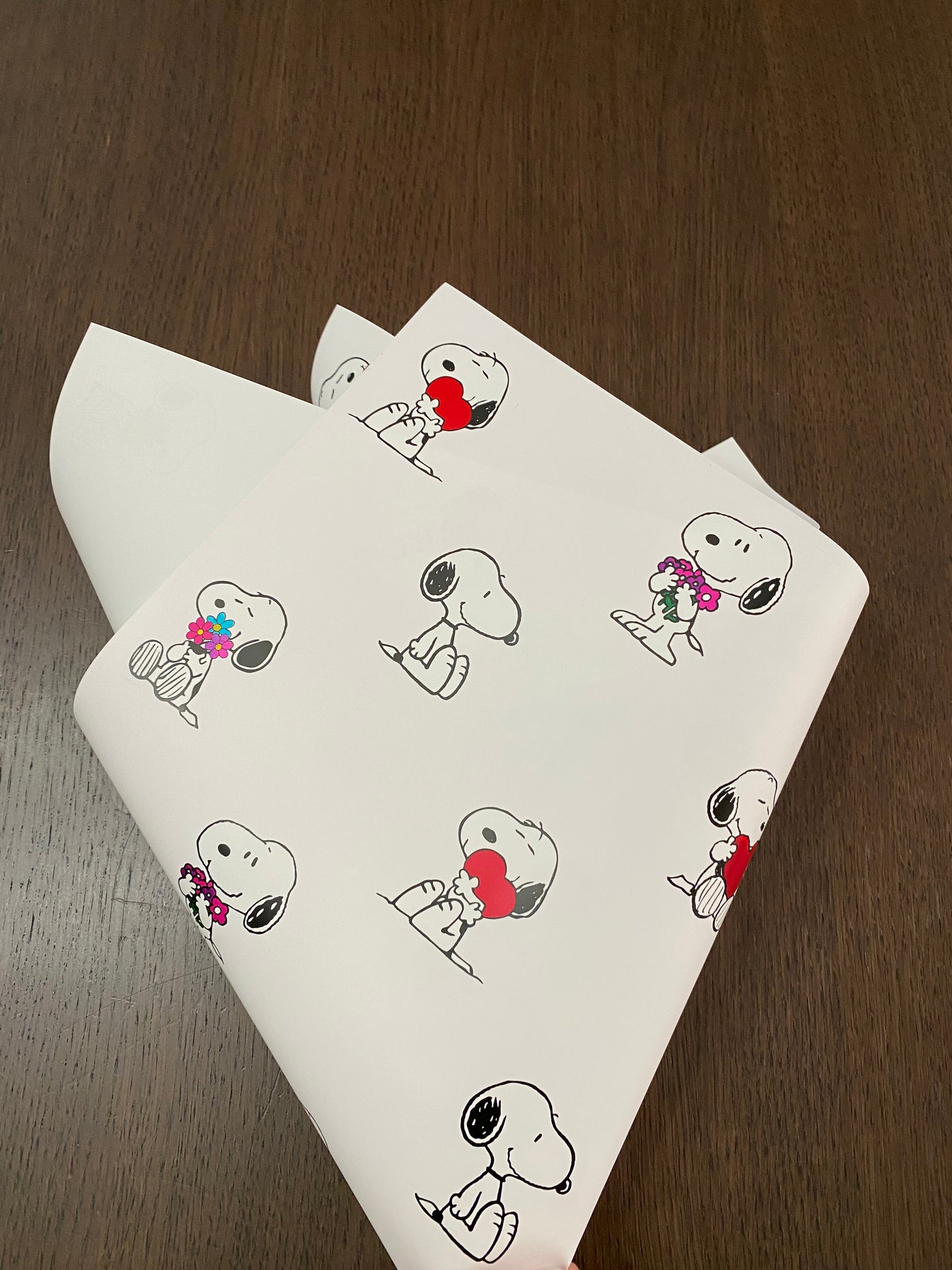 White Doggie Wrapping Paper