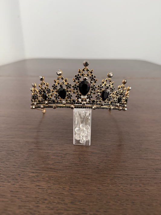Black/Gold Tiara