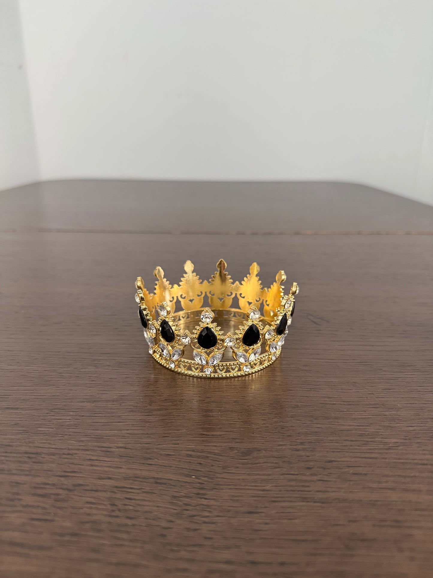 Black /Gold Crystal Crown