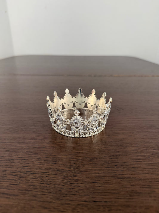 Clear/Silver Crystal Crown