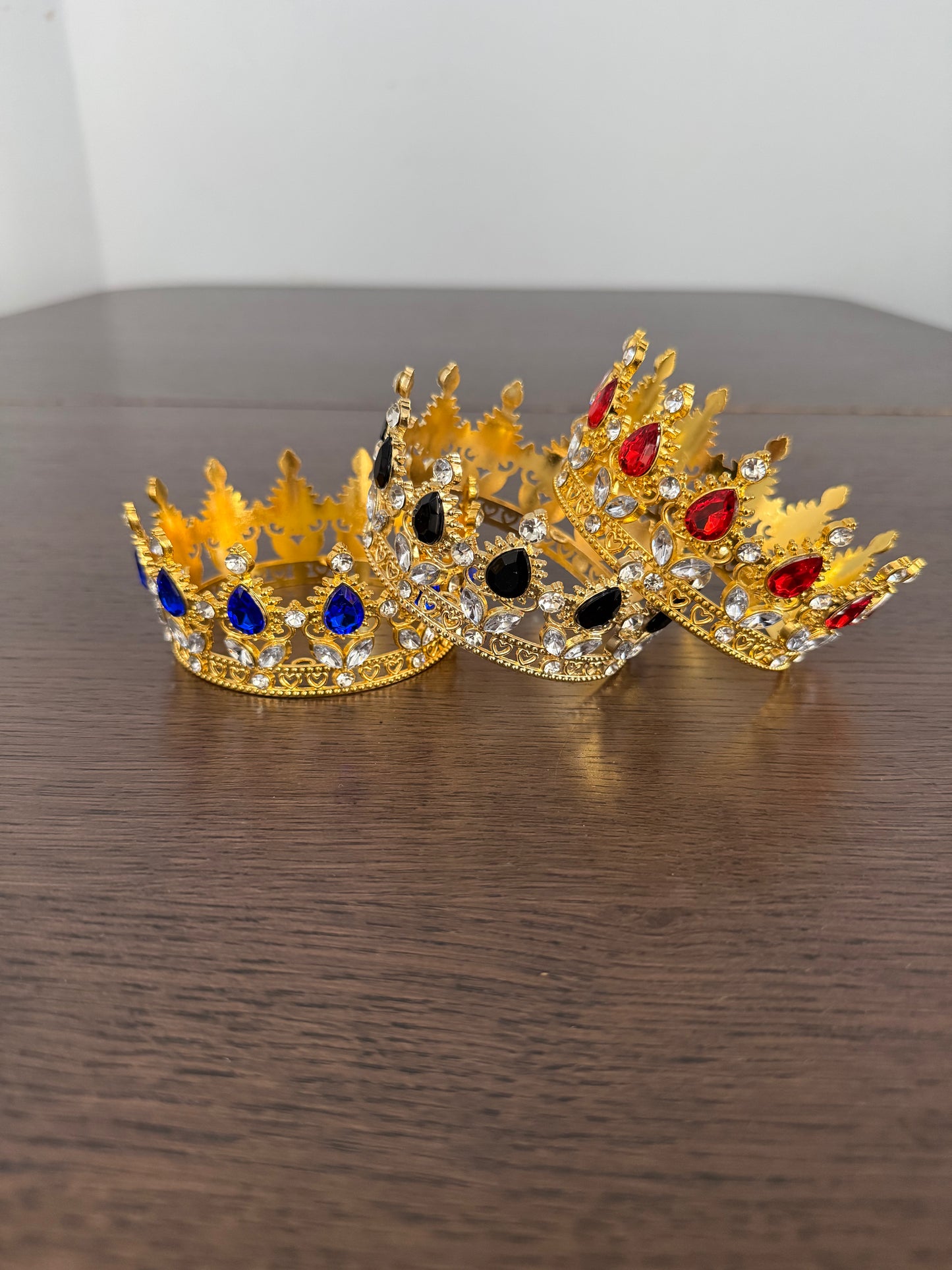Black /Gold Crystal Crown