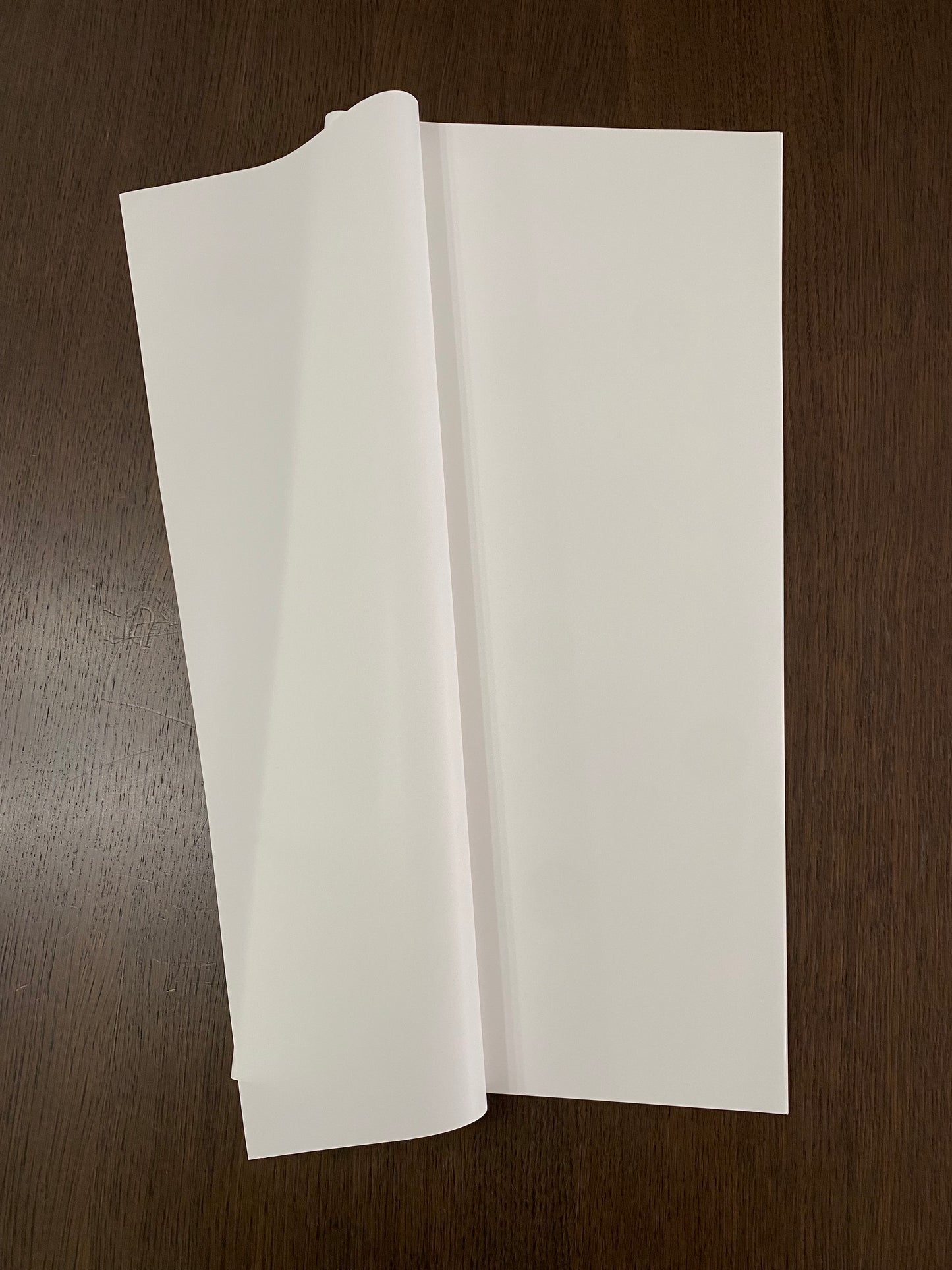 Solid White Matte Wrapping Paper