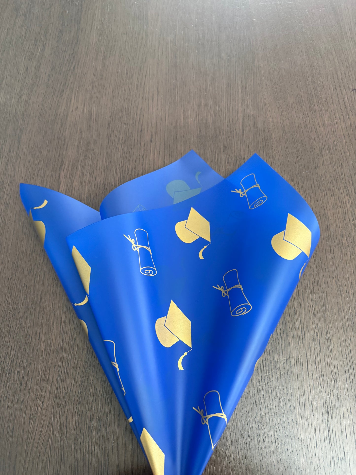 P.HSZ-BYJ Blue Graduation wrapping paper
