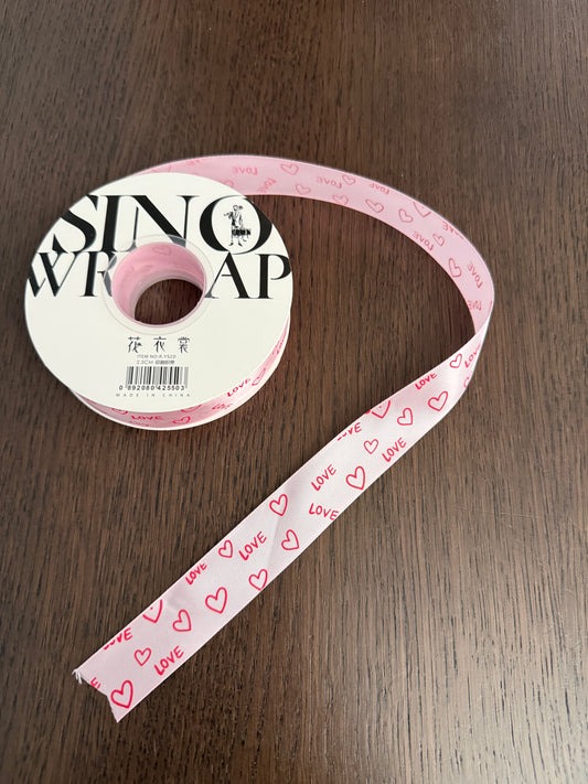 R.LOVE 33yd Pink -LOVE- Ribbon