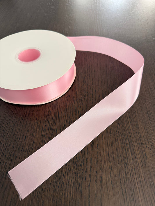 R.CSZD 100yd Pink single Face Satin Ribbon
