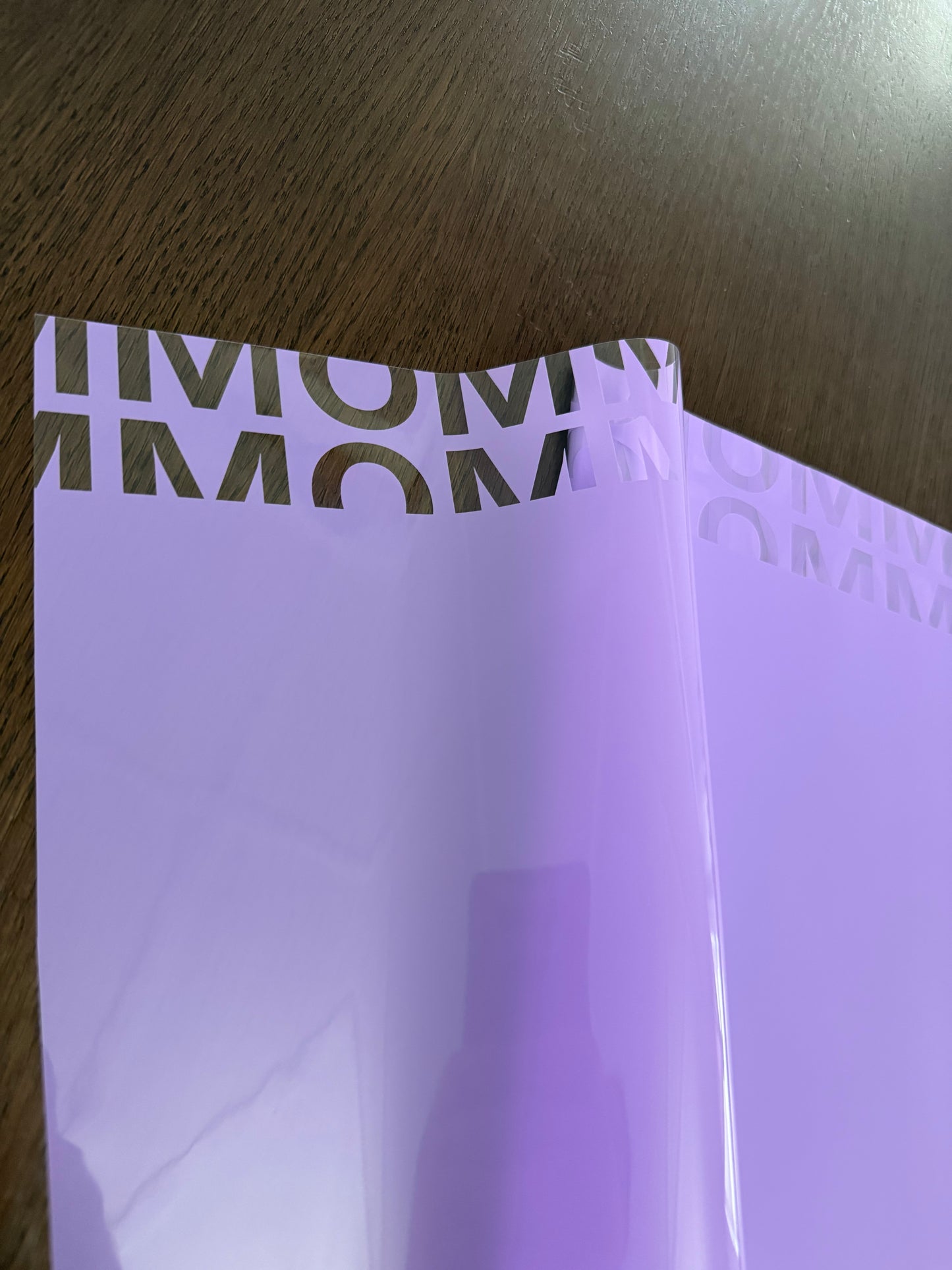 P.WAMQJ -MOM- Lilac Wrapping Paper (10 Sheet)
