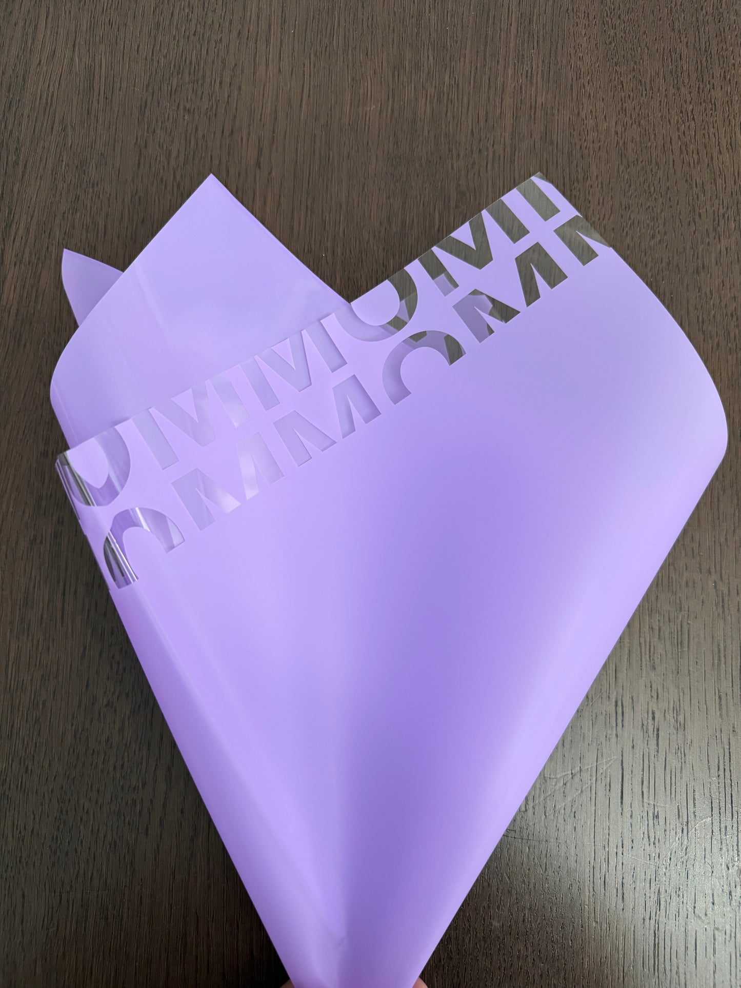 P.WAMQJ -MOM- Lilac Wrapping Paper (10 Sheet)