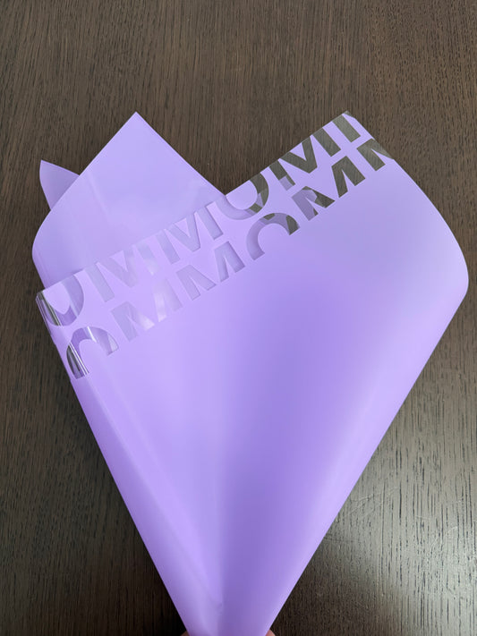 P.WAMQJ -MOM- Lilac Wrapping Paper (10 Sheet)
