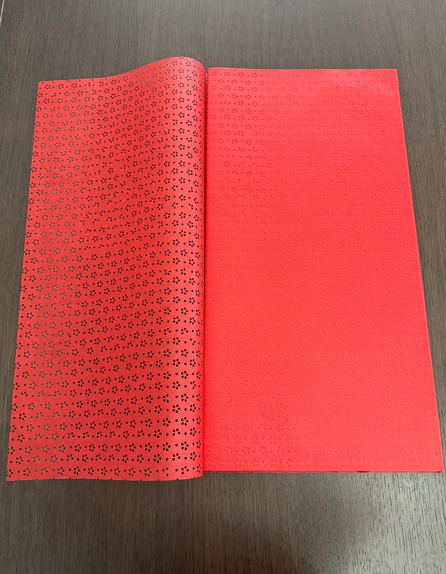 P.YSXL Red Picado Wrapping Paper
