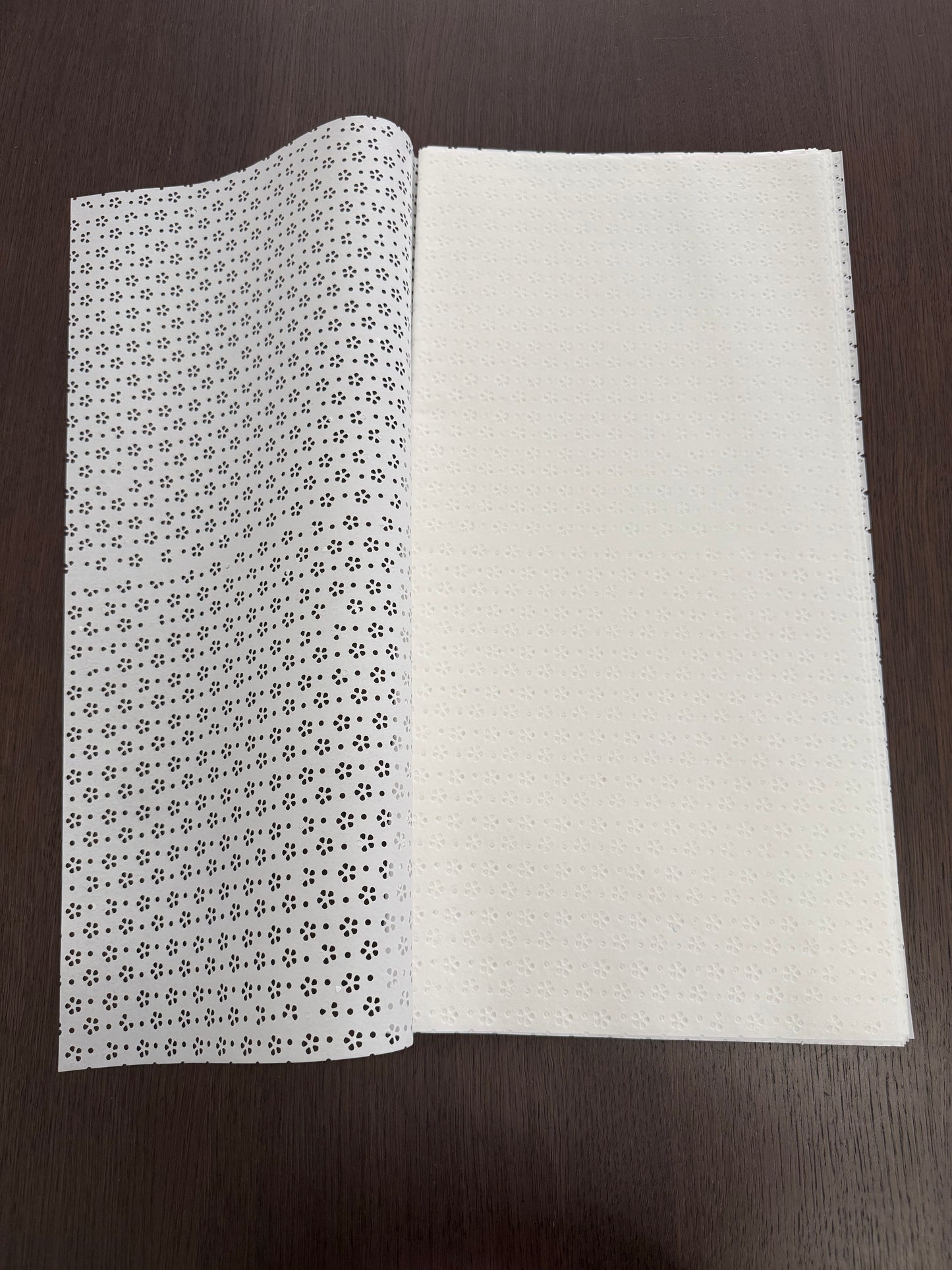 P.YSXL White Picado Wrapping Paper