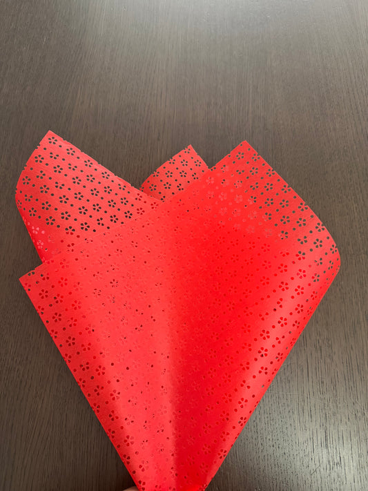 P.YSXL Red Picado Wrapping Paper