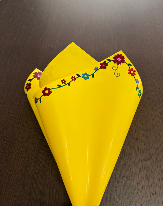 P.DCXHB Yellow Cielito Lindo Wrapping Paper