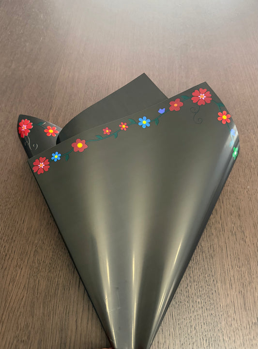 P.DCXHB Black Cielito Lindo Wrapping Paper