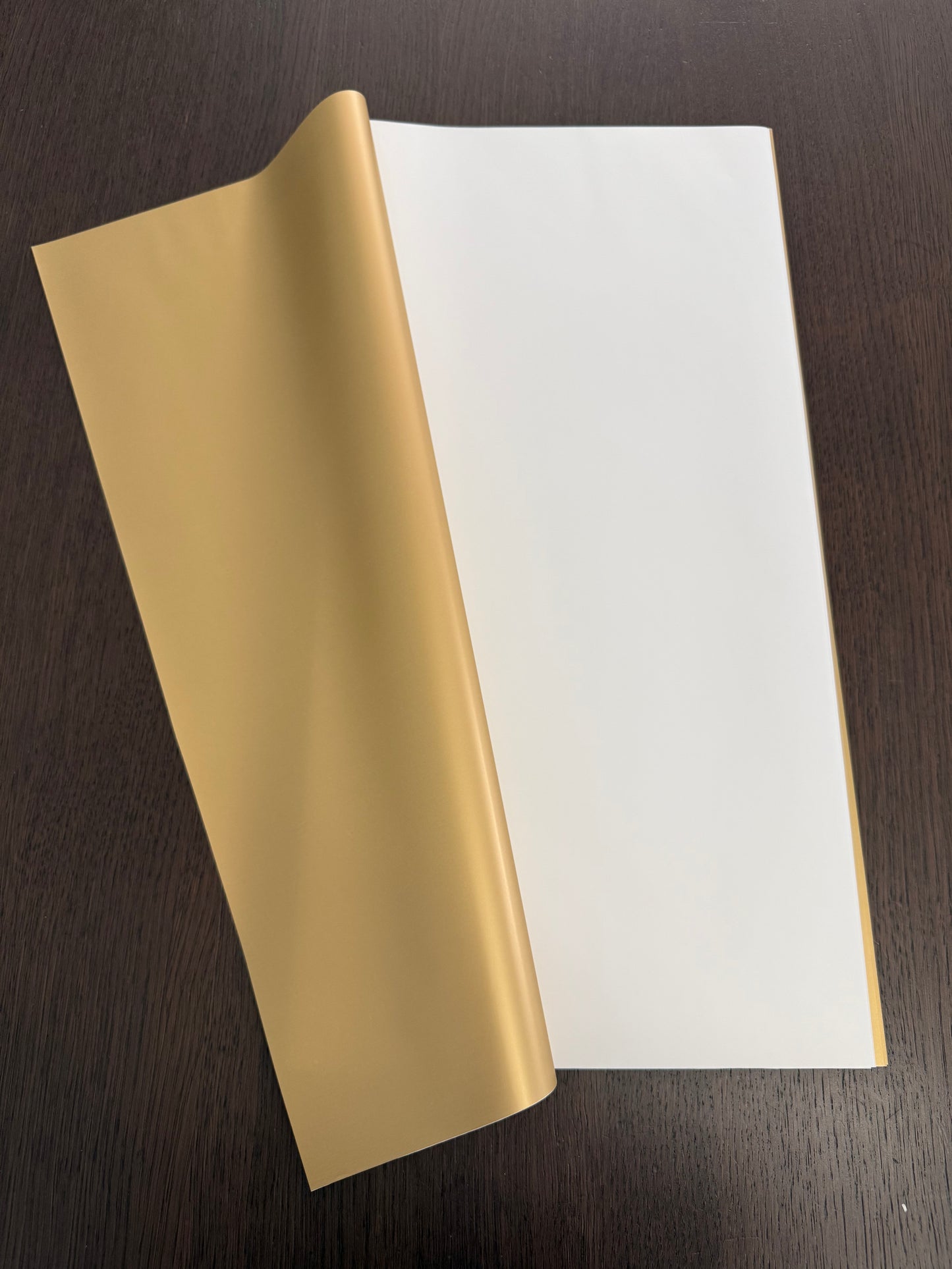 P.GOY White/Gold Double Sided Wrapping Paper