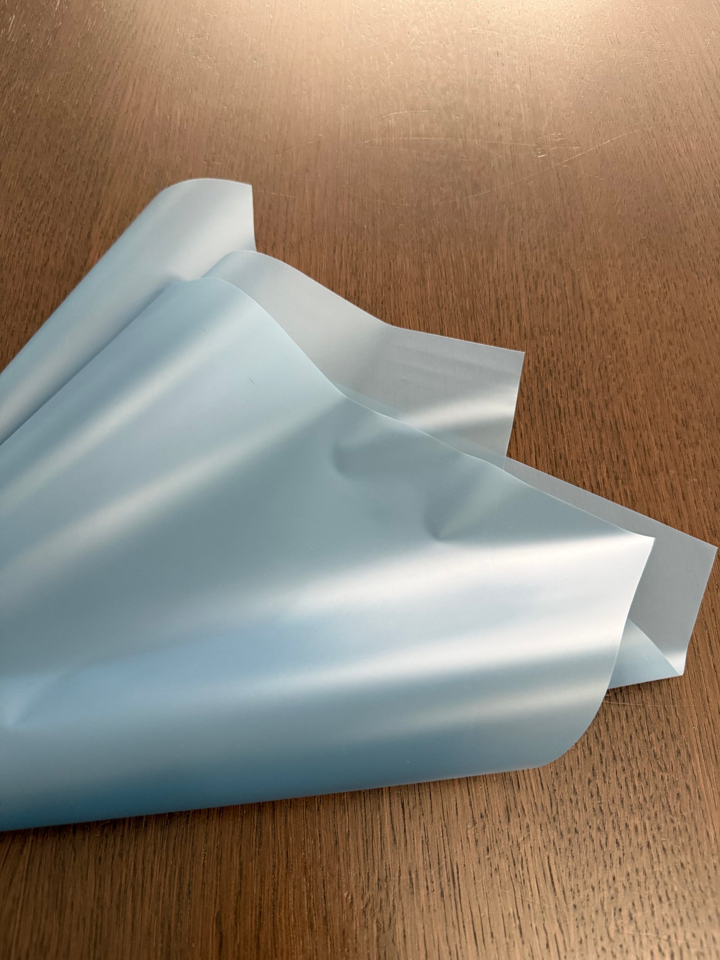 P.HXS Carolina Blue Semitransparent Wrapping Paper