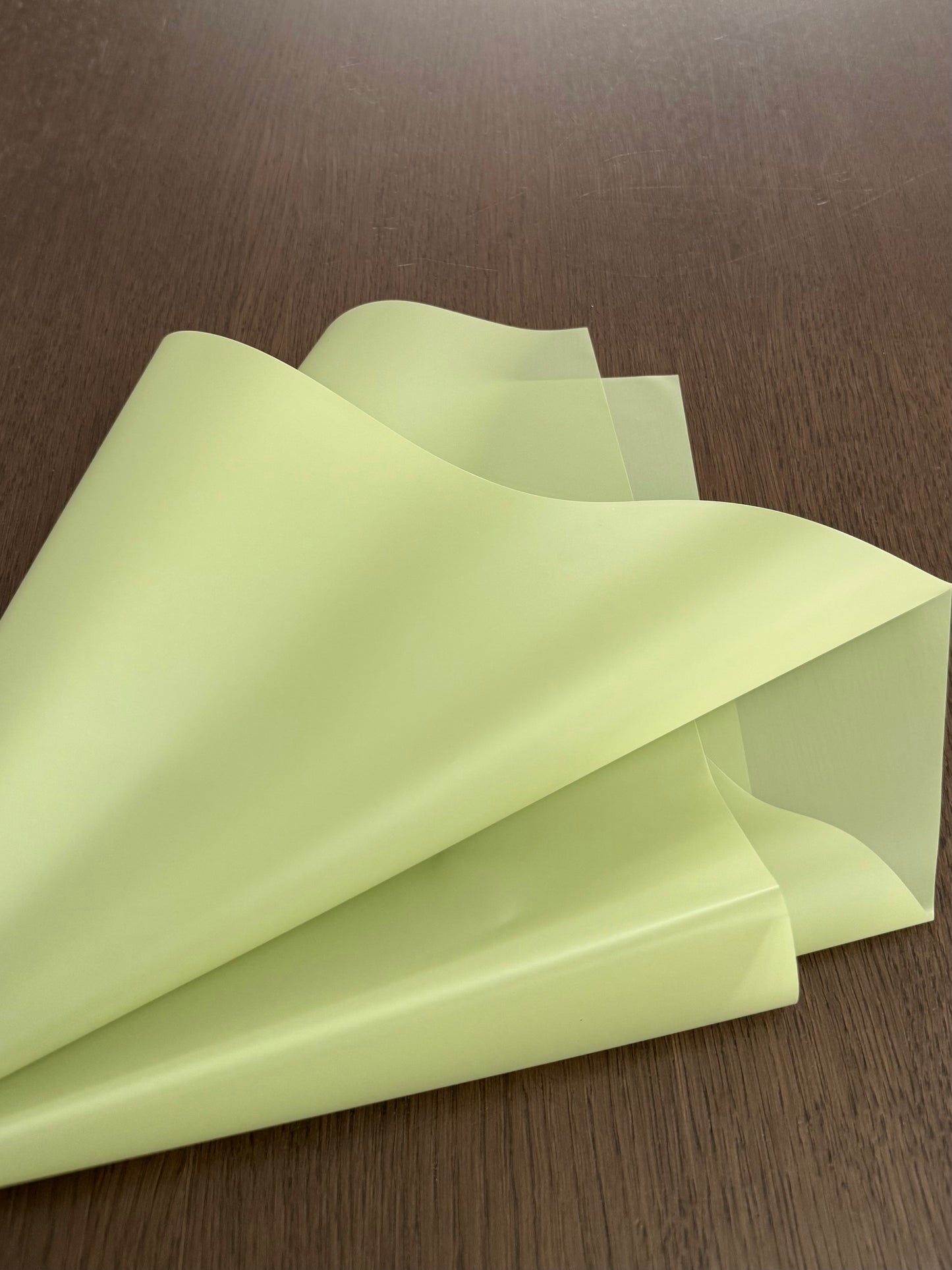 P.HXS Sage Green Semitransparent Wrapping Paper